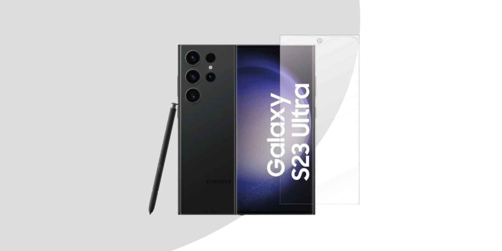 Lot De 2 Films Protection écran Hydrogel Taperso Pour Samsung Galaxy S23 Ultra