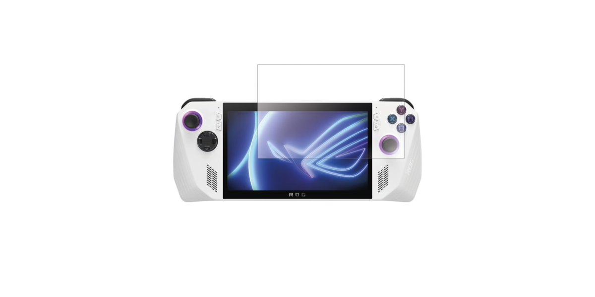 JOYSOG Rog Ally X - Custodia protettiva in TPU per console da gioco ASUS Rog Ally X 2024, custodia protettiva portatile (bianco